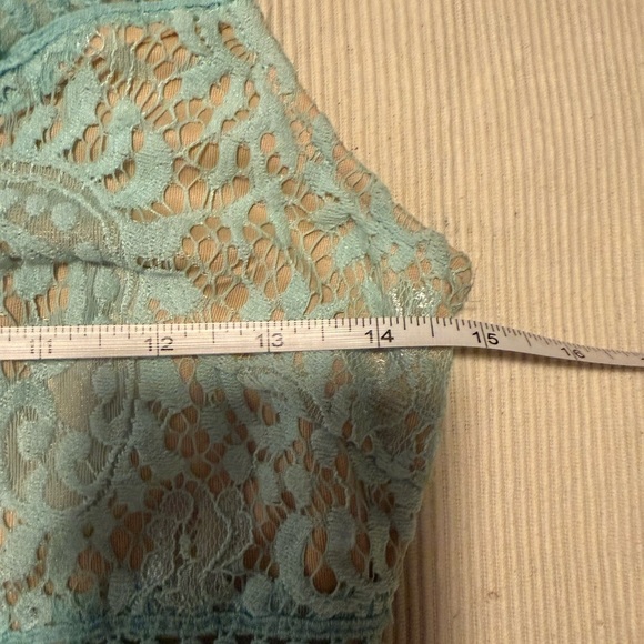 Mango Blue Tan Embellished Cut-Out Bodycon Dress - Picture 4 of 13